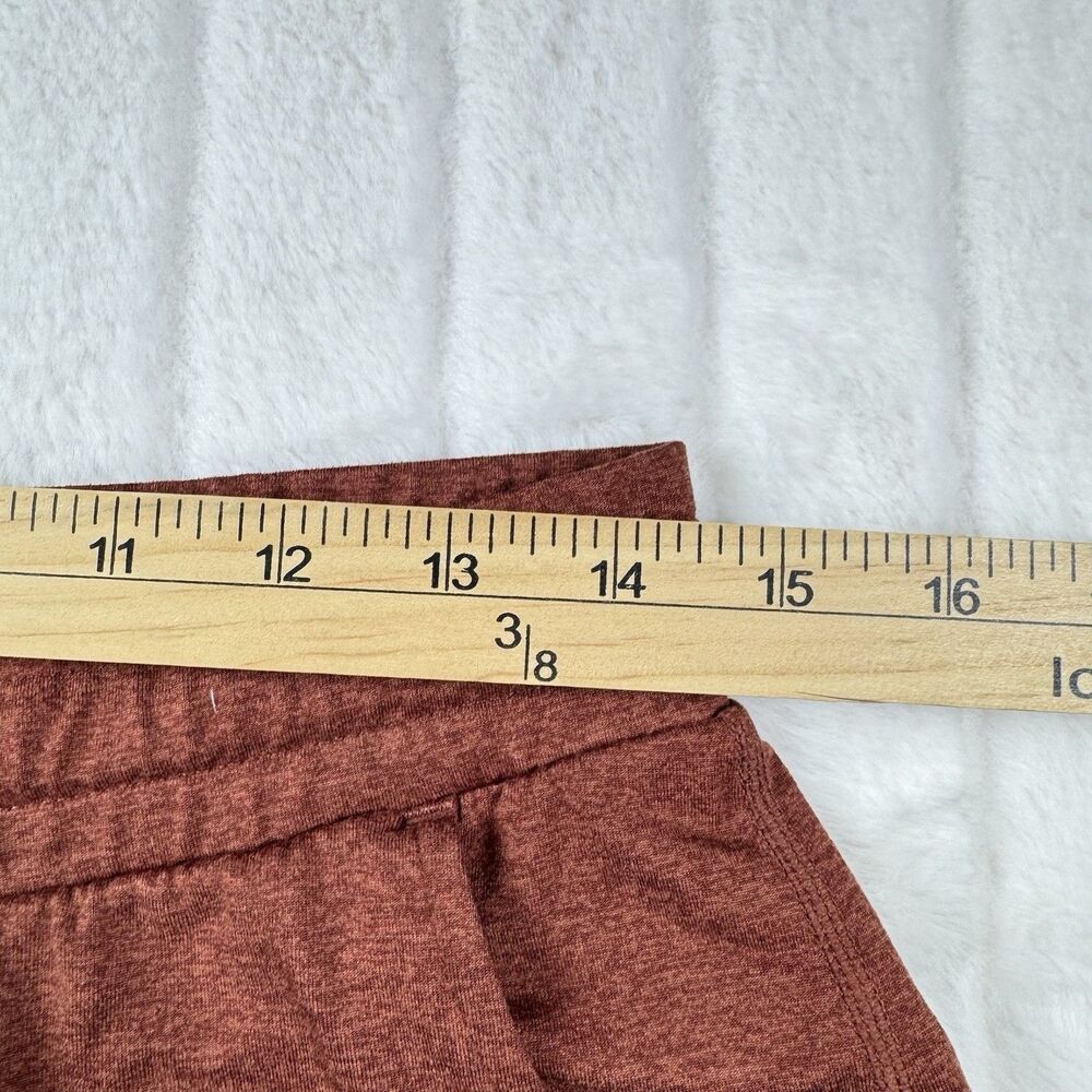 Vuori Ponto Performance Shorts 7" Men's Small Brown Orange Stretch Comfort Sport - Picture 3 of 12